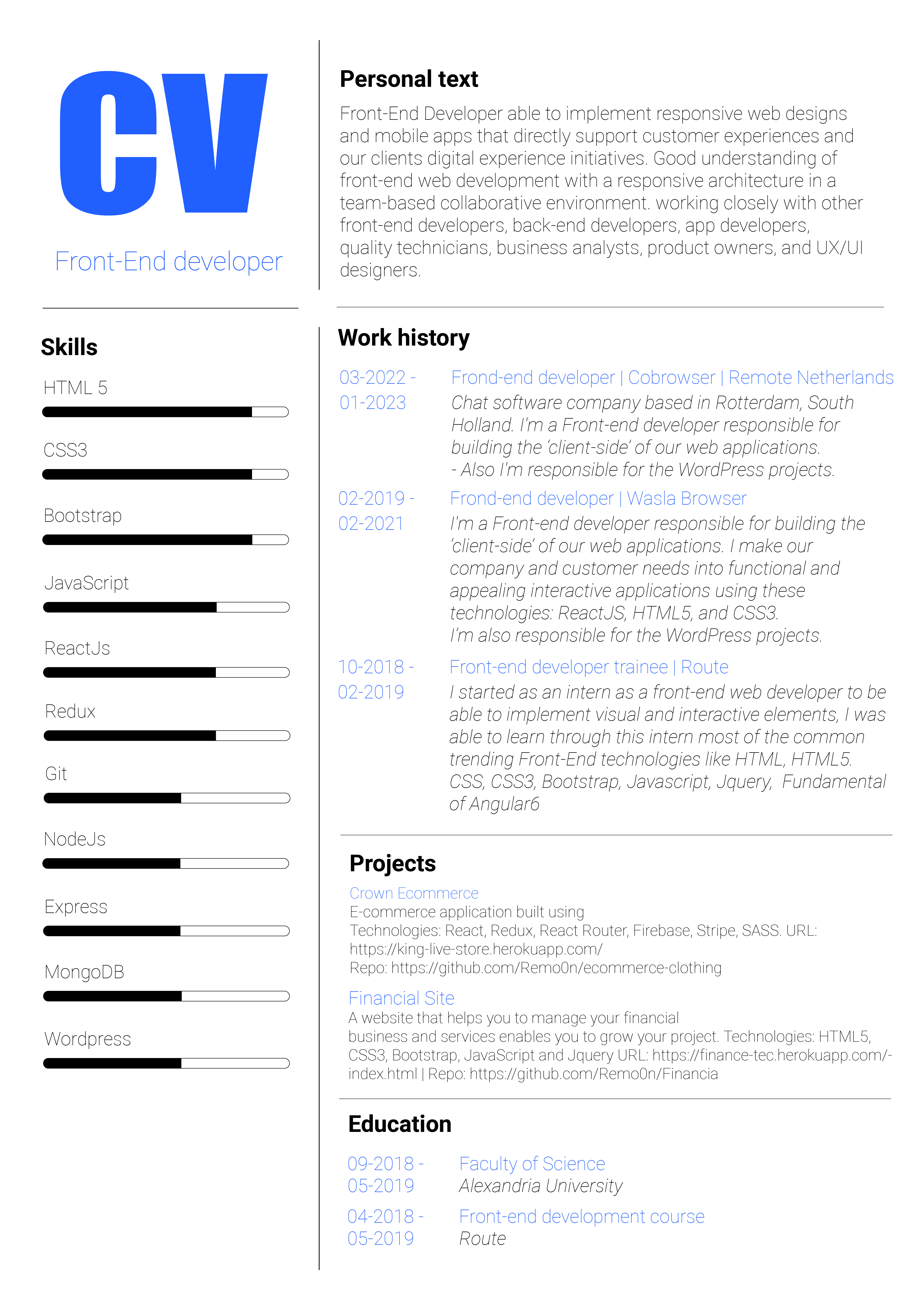 Frontend-cv